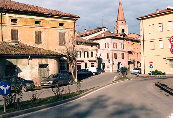 Vista sul centro di Campogalliano